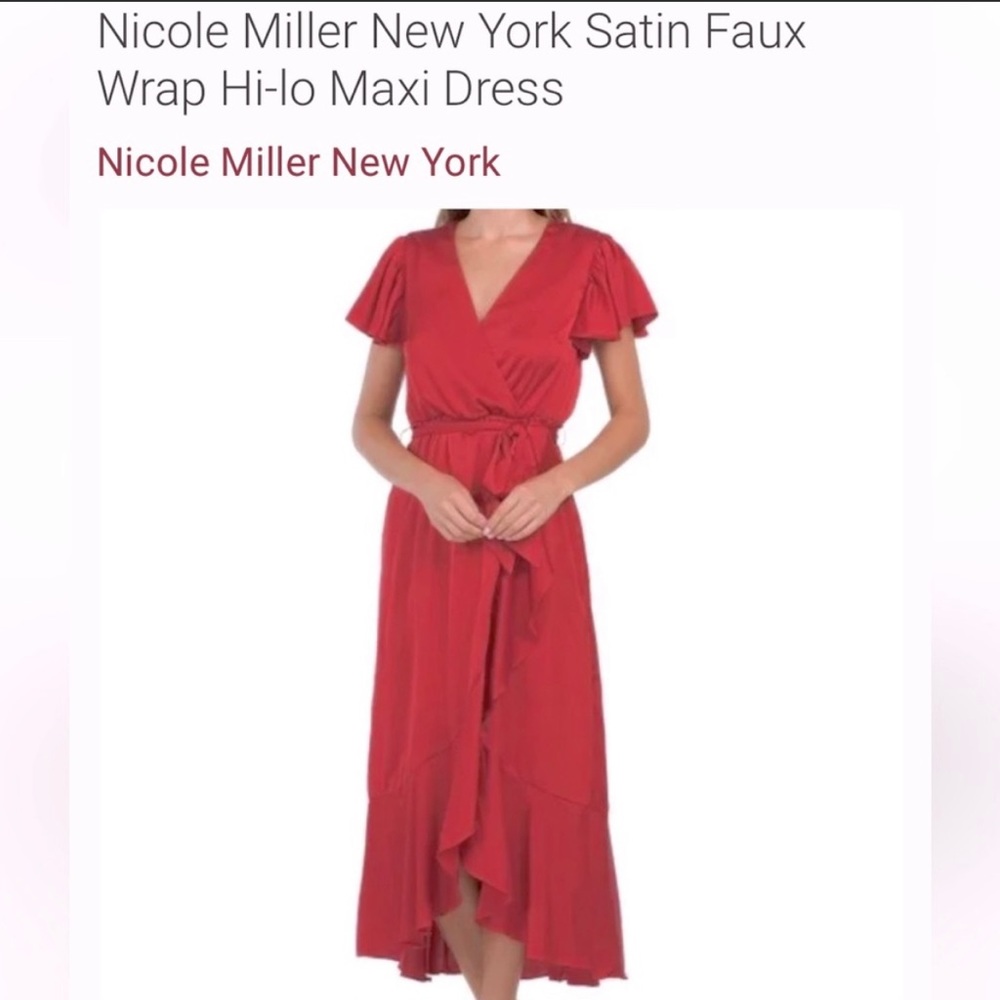 Nicole Miller wrap dress